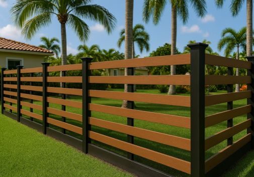 Composite Semi-Privacy Fence (Shadowbox)